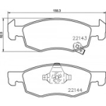 Piduriklotsi komplekt, ketaspidur BREMBO P 59 084