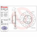 Piduriketas BREMBO 09.B337.2X