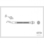 Pidurivoolik CORTECO 19032917