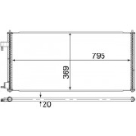 Kondensaator, kliimaseade MAHLE ORIGINAL AC 689 000S