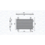 Kondensaator, kliimaseade MAGNETI MARELLI 350203895000