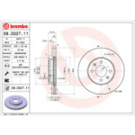 Piduriketas BREMBO 09.D227.11