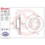 Piduriketas BREMBO 09.A966.11