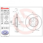 Piduriketas BREMBO 09.5568.21