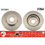 Piduriketas TRW DF3091
