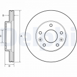 Piduriketas DELPHI BG4455