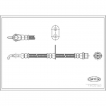 Pidurivoolik CORTECO 19032583