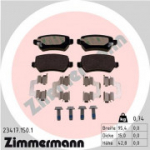 Piduriklotsi komplekt, ketaspidur ZIMMERMANN 23417.150.1