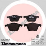 Piduriklotsi komplekt, ketaspidur ZIMMERMANN 24141.195.1