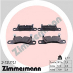 Piduriklotsi komplekt, ketaspidur ZIMMERMANN 24721.170.1