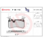 Piduriklotsi komplekt, ketaspidur BREMBO P 50 113