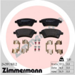 Piduriklotsi komplekt, ketaspidur ZIMMERMANN 24391.160.2