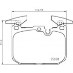 Piduriklotsi komplekt, ketaspidur BREMBO P 06 098
