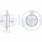 Piduriketas DELPHI BG3531