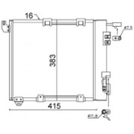 Kondensaator, kliimaseade MAHLE ORIGINAL AC 349 000S