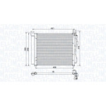 Kondensaator, kliimaseade MAGNETI MARELLI 350203952000