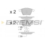 Piduriklotsi komplekt, ketaspidur BREMSI BP3081