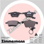 Piduriklotsi komplekt, ketaspidur ZIMMERMANN 23762.200.1