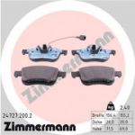 Piduriklotsi komplekt, ketaspidur ZIMMERMANN 24727.200.2