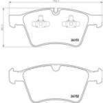 Piduriklotsi komplekt, ketaspidur BREMBO P 50 115