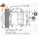 Kompressor, kliimaseade NRF 32700