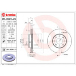 Piduriketas BREMBO 09.3090.21