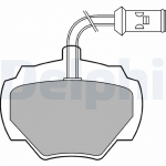 Piduriklotsi komplekt, ketaspidur DELPHI LP475