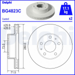 Piduriketas DELPHI BG4823C