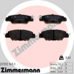 Piduriklotsi komplekt, ketaspidur ZIMMERMANN 22332.145.1