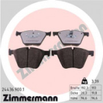 Piduriklotsi komplekt,ketaspidur ZIMMERMANN 24436.900.1