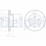 Piduriketas DELPHI BG3546