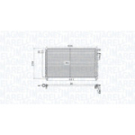 Kondensaator, kliimaseade MAGNETI MARELLI 350203961000