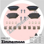 Piduriklotsi komplekt, ketaspidur ZIMMERMANN 22986.170.2