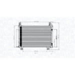 Kondensaator, kliimaseade MAGNETI MARELLI 350203741000