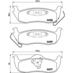 Piduriklotsi komplekt, ketaspidur HELLA 8DB 355 012-181