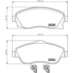 Piduriklotsi komplekt, ketaspidur HELLA 8DB 355 018-511