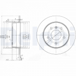 Piduriketas DELPHI BG3710