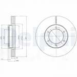 Piduriketas DELPHI BG4209