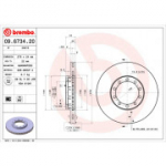 Piduriketas BREMBO 09.6734.20