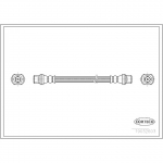 Pidurivoolik CORTECO 19032603