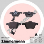 Piduriklotsi komplekt, ketaspidur ZIMMERMANN 23763.200.1