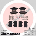 Piduriklotsi komplekt, ketaspidur ZIMMERMANN 24349.175.2