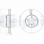Piduriketas DELPHI BG9061