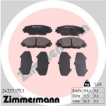 Piduriklotsi komplekt, ketaspidur ZIMMERMANN 24337.175.1