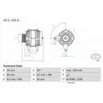 Generaator BOSCH 0 986 049 030