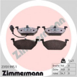 Piduriklotsi komplekt, ketaspidur ZIMMERMANN 23131.995.1