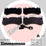 Piduriklotsi komplekt, ketaspidur ZIMMERMANN 24455.170.2