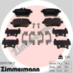 Piduriklotsi komplekt, ketaspidur ZIMMERMANN 25071.190.2