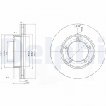 Piduriketas DELPHI BG3558