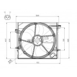 Ventilaator, mootorijahutus NRF 47897